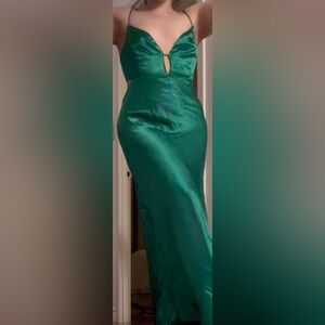 Bardot Karlotta Dress in Fern (emerald green)